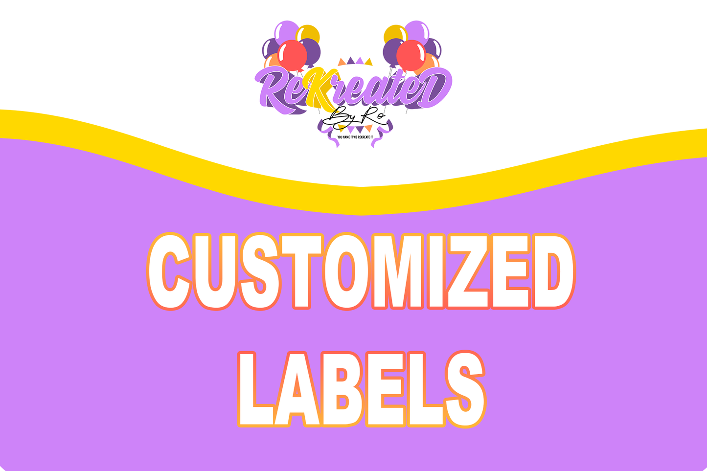 Customized Treat Labels(unfilled)